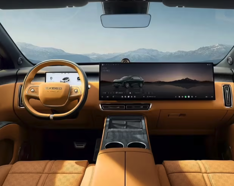 星途EX7内饰官图发布 首台量产车下线 全球首款搭载EMB线控制动系统